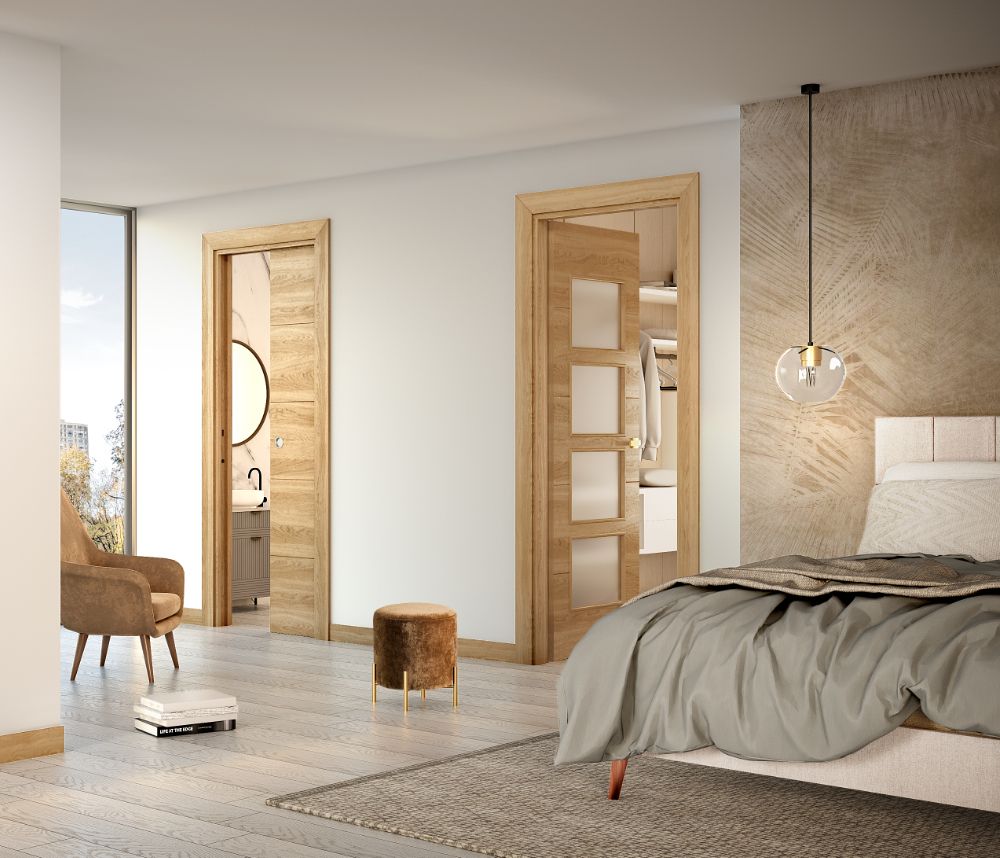 Colección Textura Castalla - puertas con acabados texturizados en Murcia